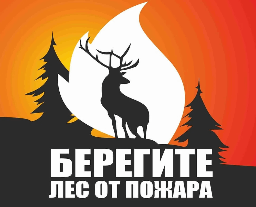 Берегите лес от пожара.